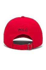 Polo Ralph Lauren Chino Cap in Rl 2000 Red, view 2, click to view large image.