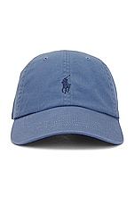 Polo Ralph Lauren Chino Cap in Carson Blue & Adirondack Navy, view 1, click to view large image.