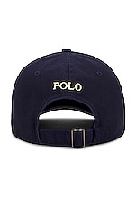 Polo Ralph Lauren Chino Cap in Relay Blue, view 2, click to view large image.