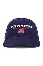 Polo Ralph Lauren Cap in Newport Navy, view 1, click to view large image.