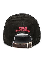 Polo Ralph Lauren Sports Cap in Polo Black, view 2, click to view large image.