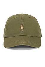Polo Ralph Lauren Chino Sport Cap in Dark Sage, view 1, click to view large image.