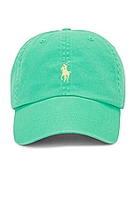 Polo Ralph Lauren Chino Sport Cap in Classic Kelly, view 1, click to view large image.