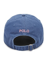 Polo Ralph Lauren Classic Chino Cap in Clancy Blue, view 2, click to view large image.