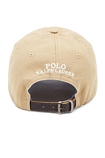 Polo Ralph Lauren Bear Cap in Cafe Tan, view 2, click to view large image.