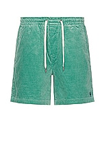 Polo Ralph Lauren Corduroy Prepster Short in Seafoam Green, view 1, click to view large image.