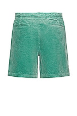 Polo Ralph Lauren Corduroy Prepster Short in Seafoam Green, view 2, click to view large image.
