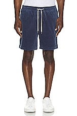 Polo Ralph Lauren Corduroy Prepster Short in Boston Navy, view 4, click to view large image.