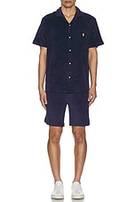 Polo Ralph Lauren Terry Short in Newport Navy, view 5, click to view large image.