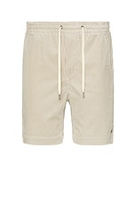 Polo Ralph Lauren Corduroy Prepster Short in Khaki Stone, view 1, click to view large image.