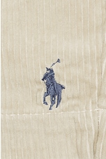 Polo Ralph Lauren Corduroy Prepster Short in Khaki Stone, view 3, click to view large image.