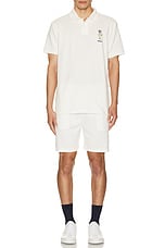 Polo Ralph Lauren Knit Short in Deckwash White Hmgwy Bear, view 6, click to view large image.