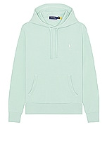 Polo Ralph Lauren Loopback Terry Hoodie in Celadon, view 1, click to view large image.