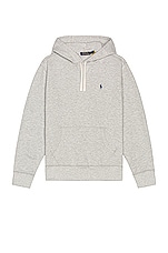 Polo Ralph Lauren Fleece Hoodie in Andover Heather, view 1, click to view large image.