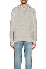 Polo Ralph Lauren Fleece Hoodie in Andover Heather, view 4, click to view large image.