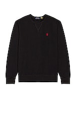 Polo Ralph Lauren Fleece Crewneck in Polo Black, view 1, click to view large image.