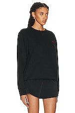 Polo Ralph Lauren Fleece Crewneck in Polo Black, view 2, click to view large image.