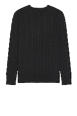 Polo Ralph Lauren Sweater in Dark Granite Heather, view 2, click to view large image.