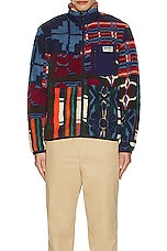 Polo Ralph Lauren Jacquard Sweater in Pinelodge Patchwork, view 4, click to view large image.