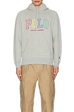 Polo Ralph Lauren Fleece Hoodie in Andover Heather, view 4, click to view large image.