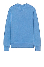 Polo Ralph Lauren Loopback Terry Crew in Summer Blue, view 2, click to view large image.