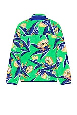 Polo Ralph Lauren Hi Pile Zip Sweater in Bonheur Floral & Jadite, view 2, click to view large image.