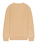 Polo Ralph Lauren Long Sleeve Crew in Camel Melange, view 2, click to view large image.
