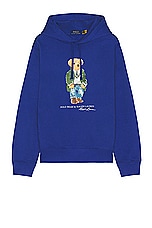 Polo Ralph Lauren Bears Hoodie in Sp24 Beach Royal Hrtg Bear, view 1, click to view large image.