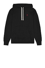 Polo Ralph Lauren Fleece Hoodie in Polo Black, view 1, click to view large image.