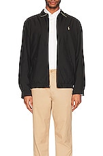 Polo Ralph Lauren Bi-swing Windbreaker Jacket in Rl Black, view 4, click to view large image.