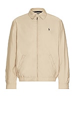 Polo Ralph Lauren Bi-Swing Windbreaker Jacket in Khaki Uniform, view 1, click to view large image.