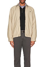 Polo Ralph Lauren Bi-Swing Windbreaker Jacket in Khaki Uniform, view 4, click to view large image.