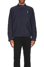 Polo Ralph Lauren Bi-swing Windbreaker in French Navy, view 4, click to view large image.