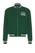 Polo Ralph Lauren Athletic Club Bomber Jacket in New Forest, view 1, click to view large image.
