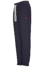 Polo Ralph Lauren Fleece Pant Relaxed in Cruise Navy, view 3, click to view large image.