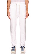 Polo Ralph Lauren Fleece Pant Relaxed in White, view 4, click to view large image.