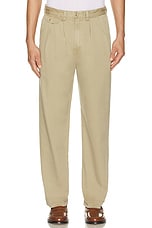 Polo Ralph Lauren Heritage Chino Pleated Pant in Rl Khaki, view 4, click to view large image.