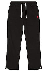 Polo Ralph Lauren Fleece Pant Relaxed in Polo Black, view 1, click to view large image.