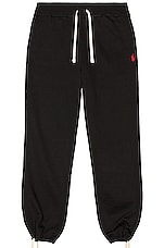 Polo Ralph Lauren Fleece Pant Relaxed in Polo Black, view 2, click to view large image.