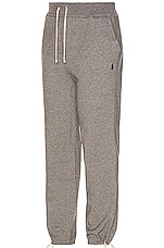 Polo Ralph Lauren Fleece Pant Relaxed in Alaskan Heather, view 2, click to view large image.