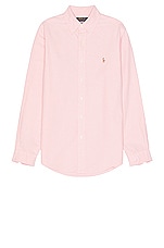 Polo Ralph Lauren Oxford Sport Shirt in Pink, view 1, click to view large image.