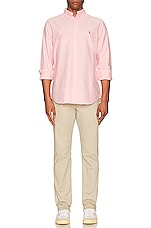 Polo Ralph Lauren Oxford Sport Shirt in Pink, view 5, click to view large image.