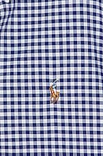 Polo Ralph Lauren Oxford Sport Shirt in Blue & White Gingham, view 3, click to view large image.