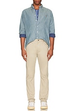 Polo Ralph Lauren Denim &amp; Chambray Sport Shirt in Chambray, view 5, click to view large image.