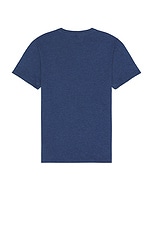 Polo Ralph Lauren Crewneck Pocket T-shirt in Derby Blue Heather, view 2, click to view large image.
