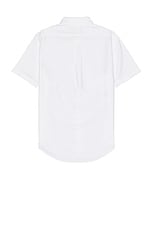 Polo Ralph Lauren Oxford Short Sleeve Shirt in White, view 2, click to view large image.