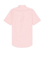 Polo Ralph Lauren Oxford Short Sleeve Shirt in Pink, view 2, click to view large image.