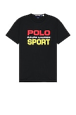 Polo Ralph Lauren Graphic Tee in Polo Black, view 1, click to view large image.