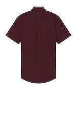 Polo Ralph Lauren Short Sleeve Shirt in Harvard Wine, view 2, click to view large image.