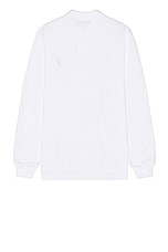 Polo Ralph Lauren Long Sleeve Polo in White, view 2, click to view large image.